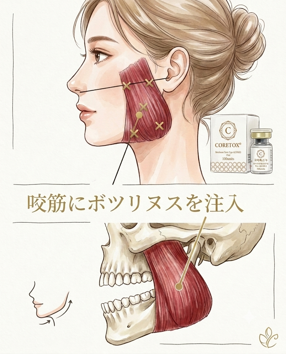 咬筋ボトックスについて